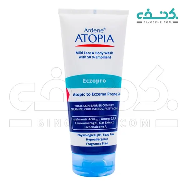 لوسیون شوینده بسیار ملایم حاوی 50% روغن نرم کننده پوست های خیلی خشک اتوپیا آردن حجم 150 میلی لیتر