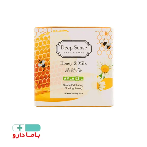 صابون کرمی آبرسان شیر و عسل دیپ سنس سی گل 75 گرم