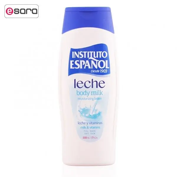 لوسیون بدن انستیتو اسپانول مدل Body Milk حجم 500 میلی لیتر