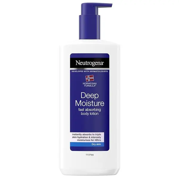 لوسیون بدن نوتروژینا مدل Deep Moisture حجم 250 میلی لیتر