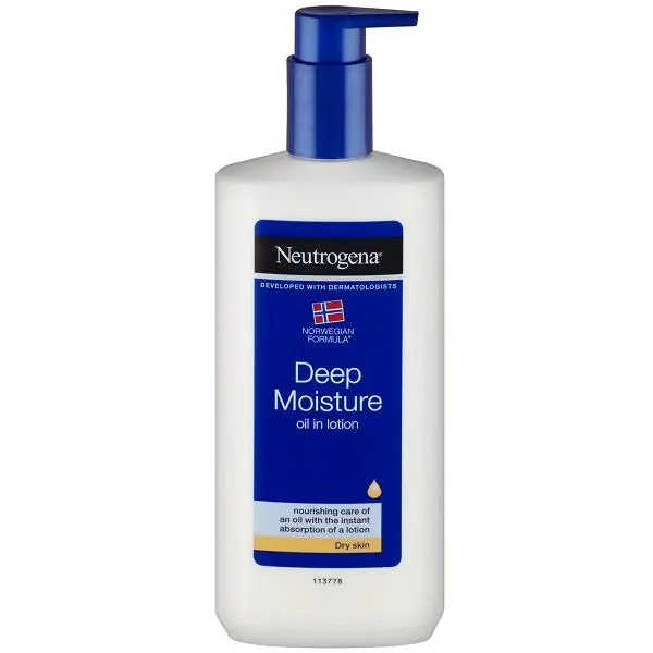 لوسیون بدن نوتروژینا مدل Deep Moisture حجم 250 میلی لیتر