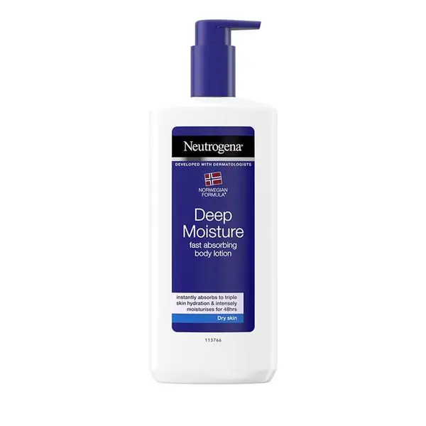 لوسیون بدن نوتروژینا مدل Deep Moisture حجم 250 میلی لیتر