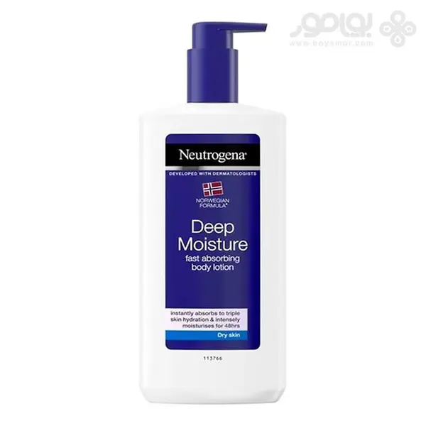 لوسیون بدن نوتروژینا مدل  Deep Moisture حجم 400 میلی لیتر
