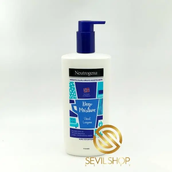 لوسیون بدن نوتروژینا مدل  Deep Moisture حجم 400 میلی لیتر
