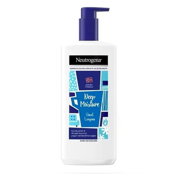 لوسیون بدن نوتروژینا مدل  Deep Moisture حجم 400 میلی لیتر