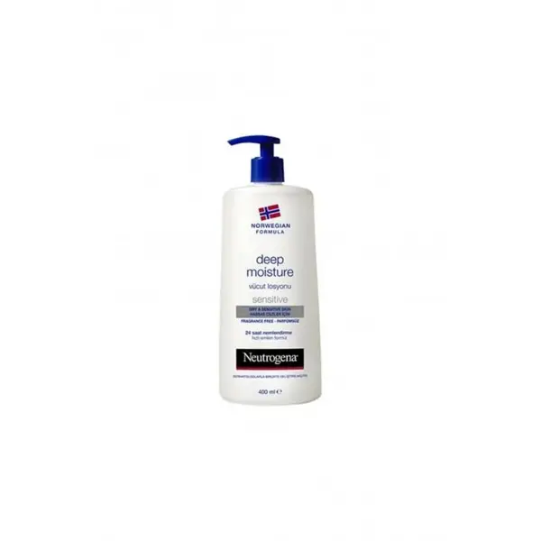 لوسیون بدن نوتروژینا مدل  Deep Moisture حجم 400 میلی لیتر