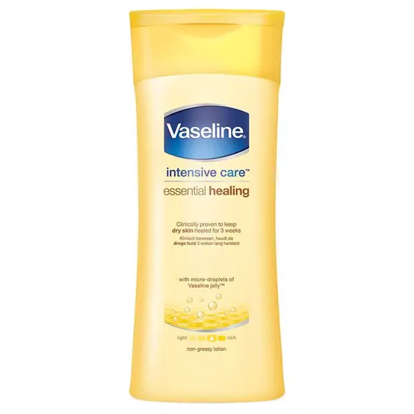 لوسیون بدن وازلین مدل essential healing حجم 400 میل (vaseline)