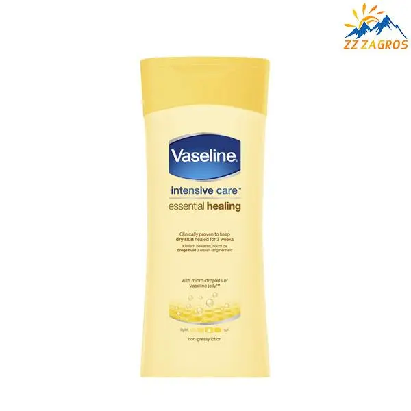 لوسیون بدن وازلین مدل essential healing حجم 200 میل  vaseline