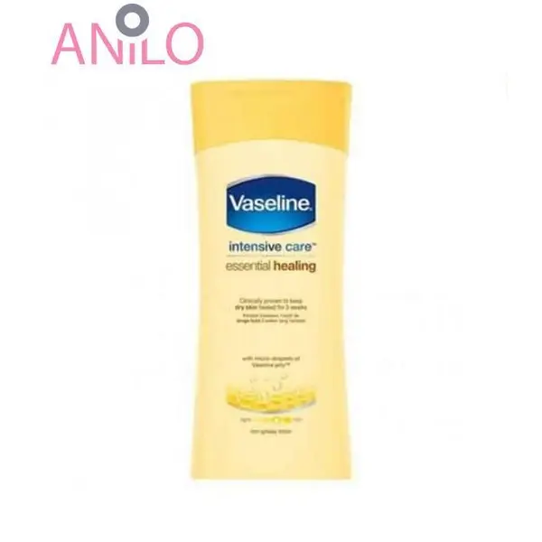 لوسیون بدن وازلین مدل essential healing حجم 400 میل (vaseline)