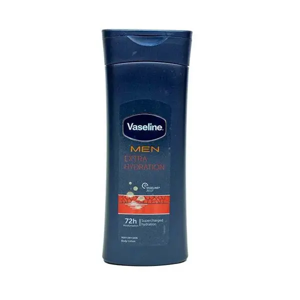 لوسیون بدن مردانه وازلین مدل Extra Hydration حجم 400میل