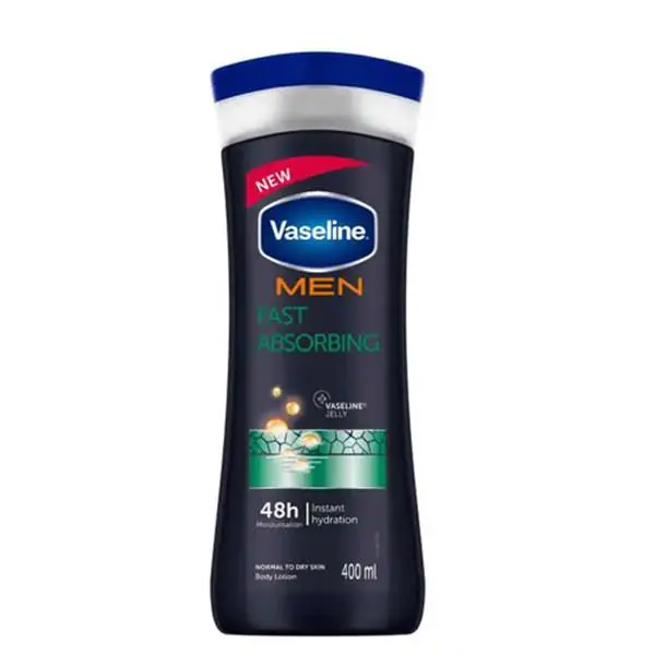 لوسیون بدن مردانه وازلین مدل Fast Absorbing حجم 400 میلی لیتر