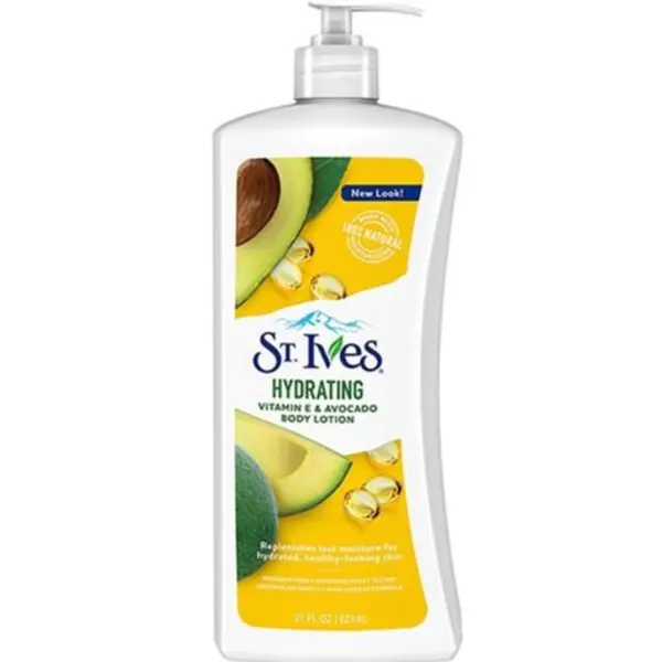 لوسیون بدن پمپی آووکادو سینت ایوز مدل Hydrating حجم 621 میل