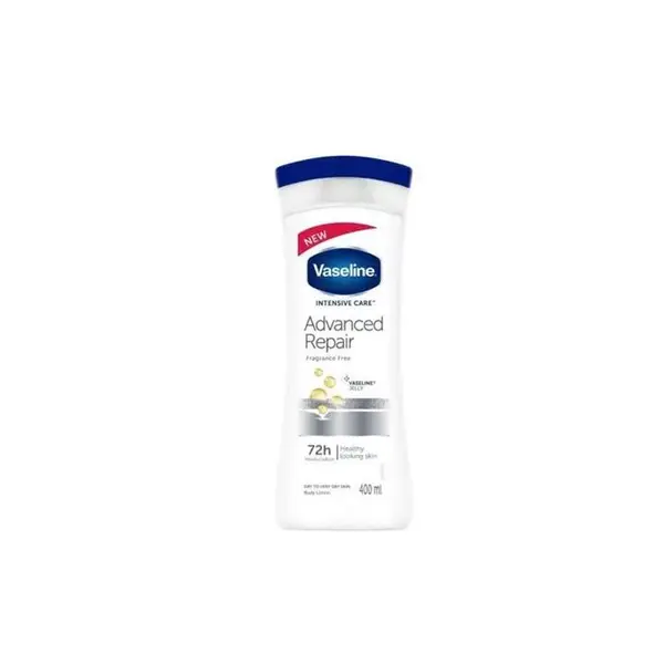 لوسیون بدن وازلین vaseline مدل advanced repair lightly fragranced حجم 400 میل