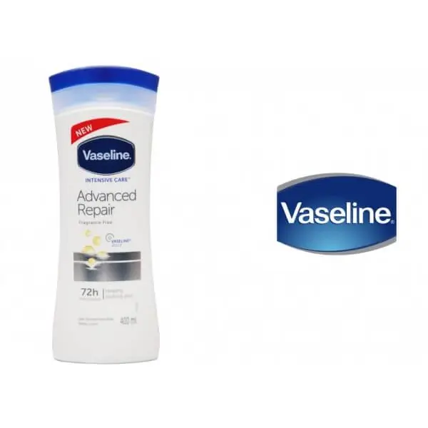 لوسیون بدن وازلین vaseline مدل advanced repair lightly fragranced حجم 400 میل