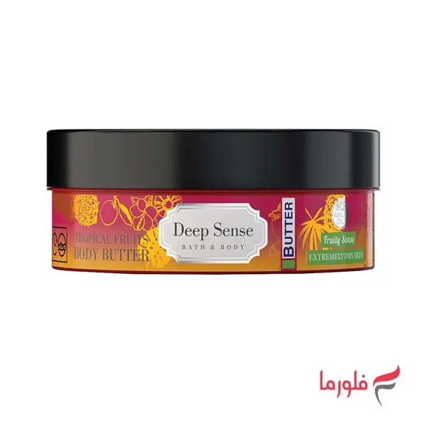 کرم بدن حاوی کره میوه های استوایی دیپ سنس 200 میل Deep Sense Tropical Fruts