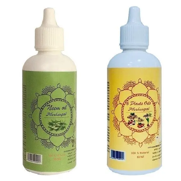 روغن صورت و بدن مرهم یاب مدل شش گیاه و چریش حجم 80 میلی لیتر مجموعه 2 عددی روغن صورت و بدن مرهم یاب مدل شش گیاه و چریش حجم 80 میلی لیتر مجموعه 2 عددی