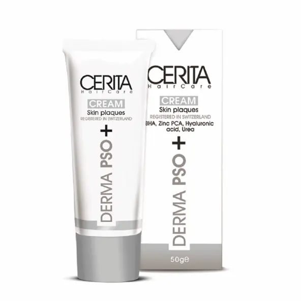 کرم کنترل کننده پوسته بدن سریتا مدل Derma Pso حجم 50 میلی لیتر
