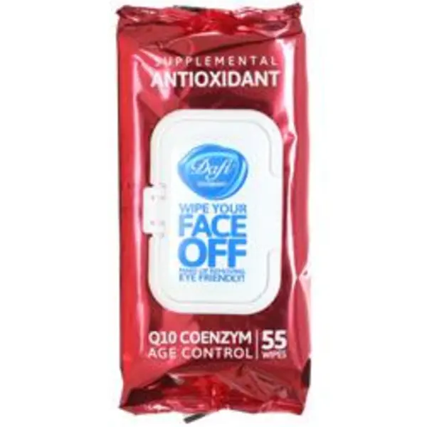 دستمال مرطوب دافی مدل ANTIOXIDANT بسته ۵۵ عددی