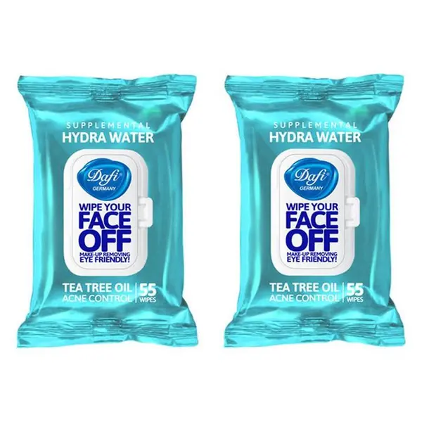 دستمال مرطوب دافی مدل HYDRA WATER بسته ۵۵ عددی