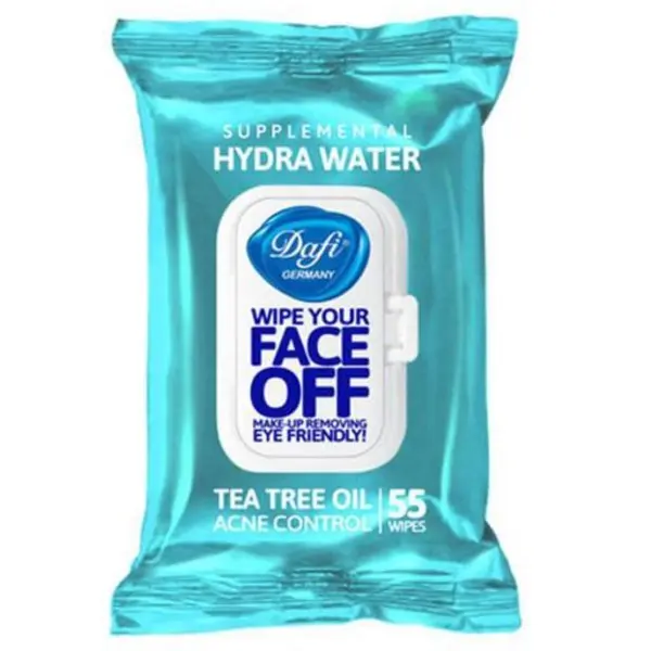 دستمال مرطوب دافی مدل HYDRA WATER بسته ۵۵ عددی