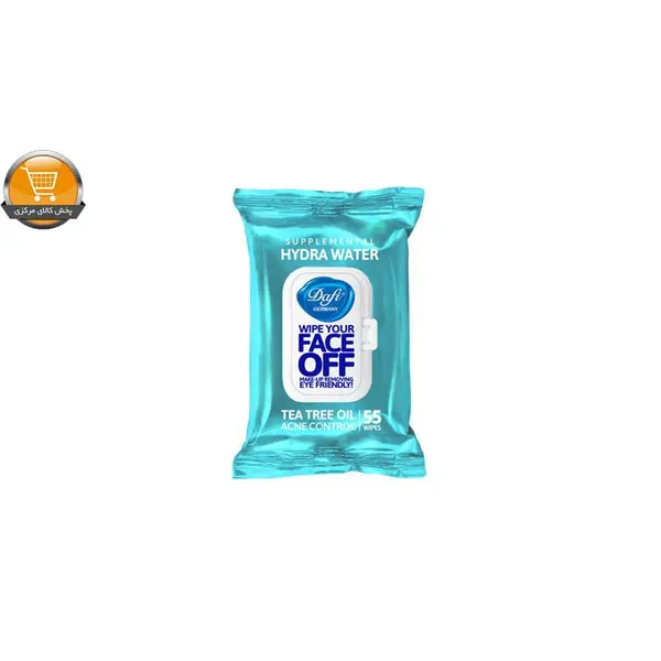 دستمال مرطوب دافی مدل HYDRA WATER بسته ۵۵ عددی