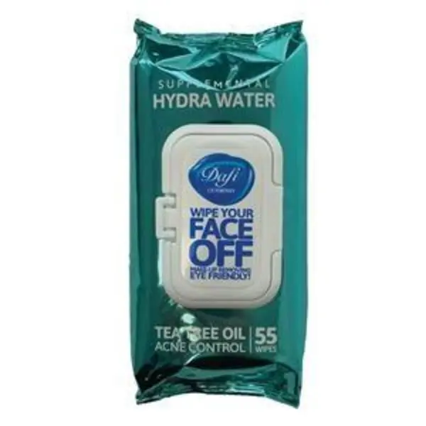 دستمال مرطوب دافی مدل HYDRA WATER بسته ۵۵ عددی