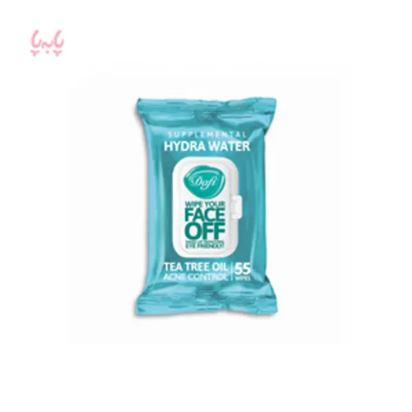 دستمال مرطوب دافی مدل HYDRA WATER بسته ۵۵ عددی