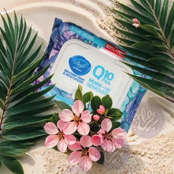 دستمال مرطوب دافی مدل Q10 PLUS STOP IRRITATION بسته 50 عددی