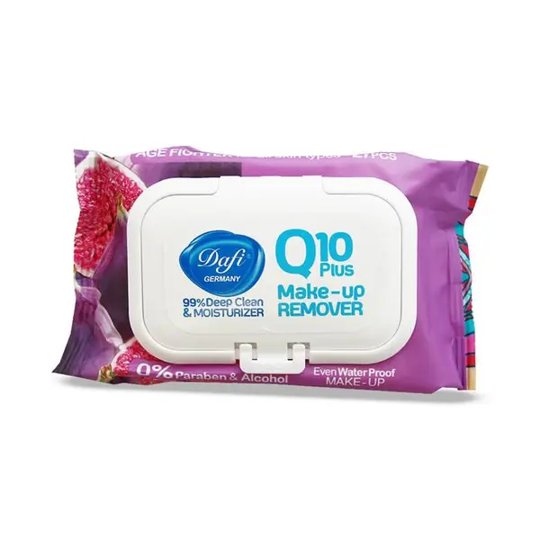 دستمال مرطوب دافی مدل Q10 PLUS STOP IRRITATION بسته 50 عددی