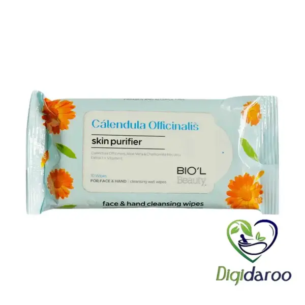 دستمال مرطوب کالاندولا Calendula بیول 10 عددی