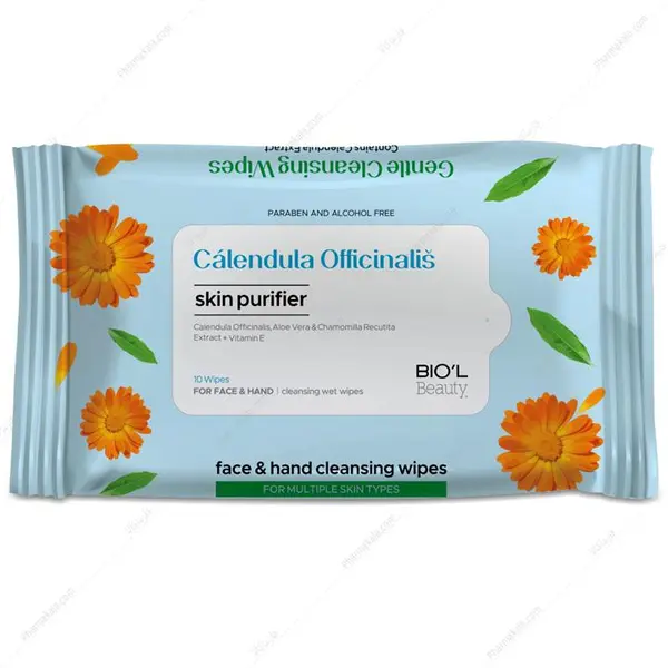 دستمال مرطوب کالاندولا Calendula بیول 10 عددی
