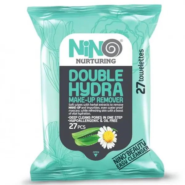 دستمال مرطوب نینو مدل Double Hydra بسته 27 عددی