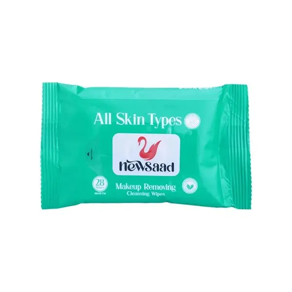 دستمال مرطوب نیوساد مدل Makeup Removing بسته 28 عددی