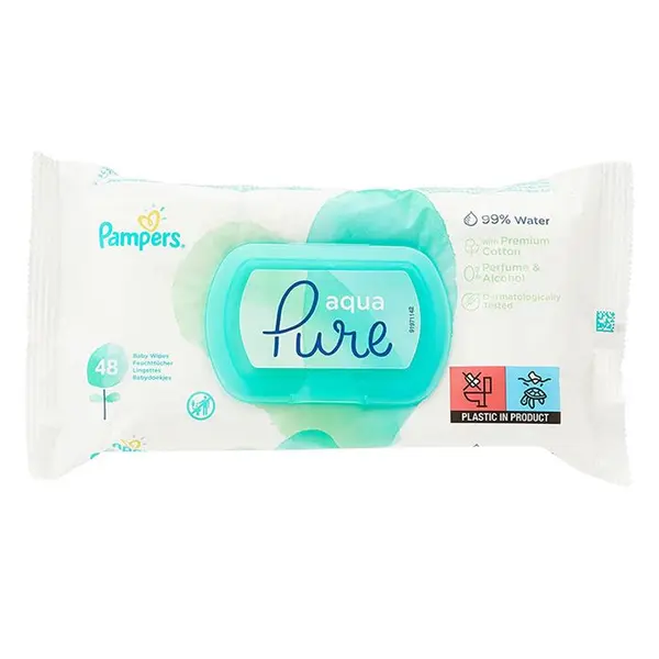 دستمال مرطوب ضد حساسیت 52 عددی پمپرز Pampers