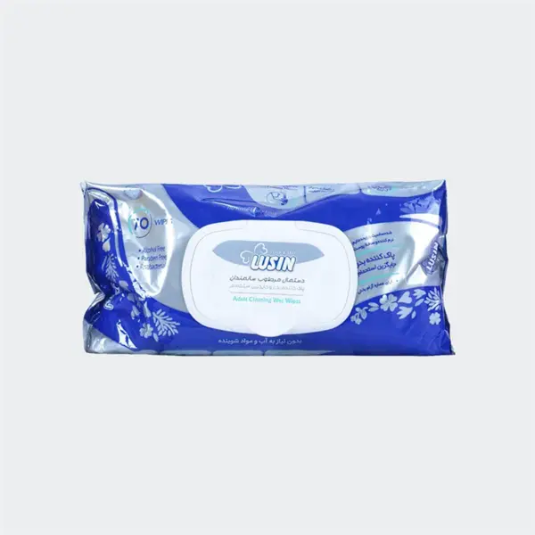 دستمال مرطوب سالمندان لوسین (Lusin) بسته 70 عددی دستمال مرطوب سالمندان لوسین (Lusin) بسته 70 عددی