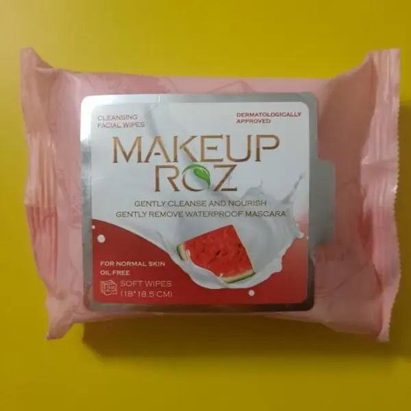 دستمال مرطوب آرایشی هندوانه میکاپ رز ۲۵ عددی MakeUp Rose