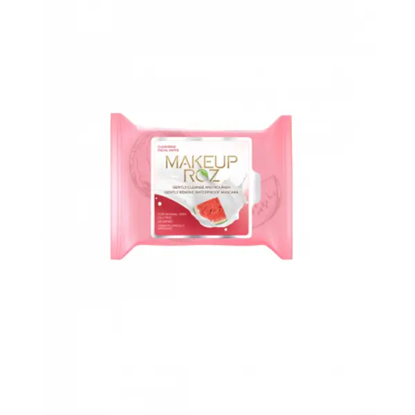 دستمال مرطوب آرایشی هندوانه میکاپ رز ۲۵ عددی MakeUp Rose