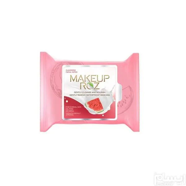 دستمال مرطوب آرایشی هندوانه میکاپ رز ۲۵ عددی MakeUp Rose