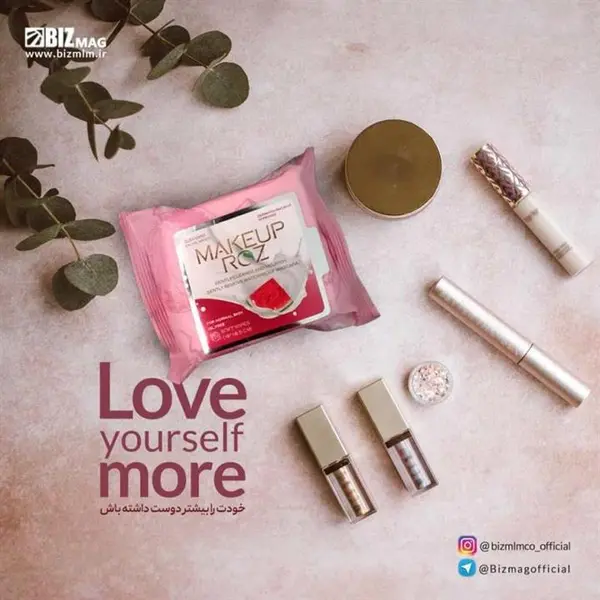 دستمال مرطوب آرایشی هندوانه میکاپ رز ۲۵ عددی MakeUp Rose