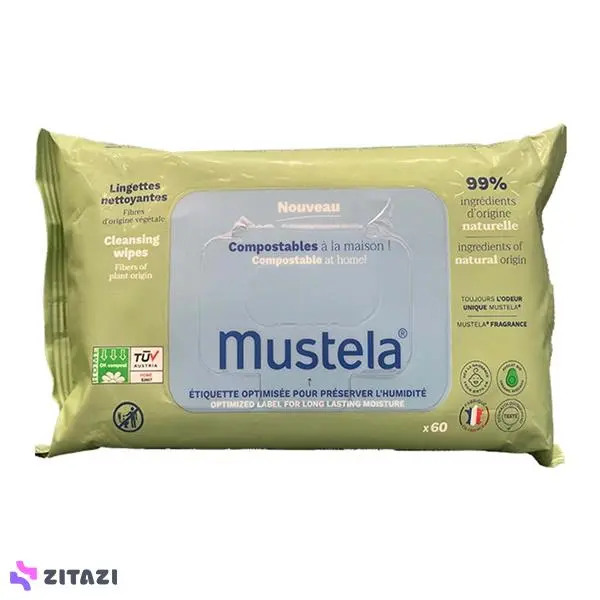 دستمال مرطوب کودک موستلا مدل Mt7864 بسته 60 عددی دستمال مرطوب کودک موستلا مدل Mt7864 بسته 60 عددی