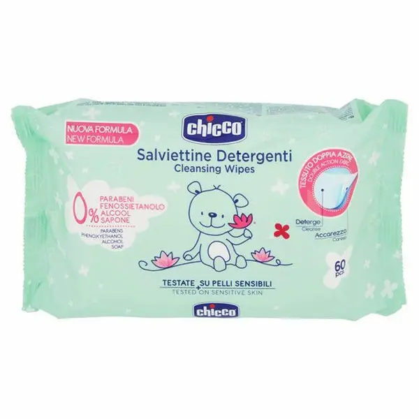 دستمال مرطوب چیکو مدل salviettine detergenti بسته 72 عددی