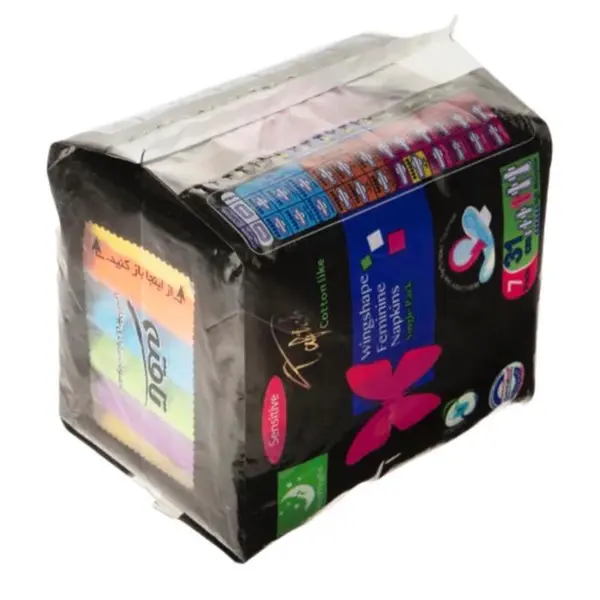 نوار بهداشتی تافته مدل Butterfly بسته 7 عددی