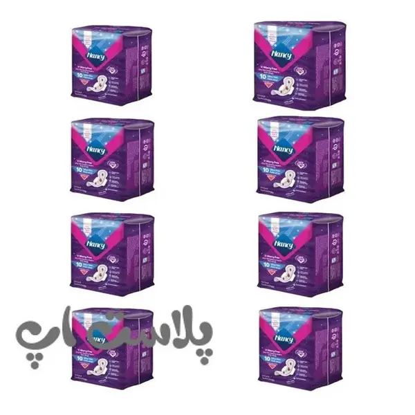 نوار بهداشتی نانسی مدل ایرلید سایز خیلی بزرگ چهار بسته 10 عددی