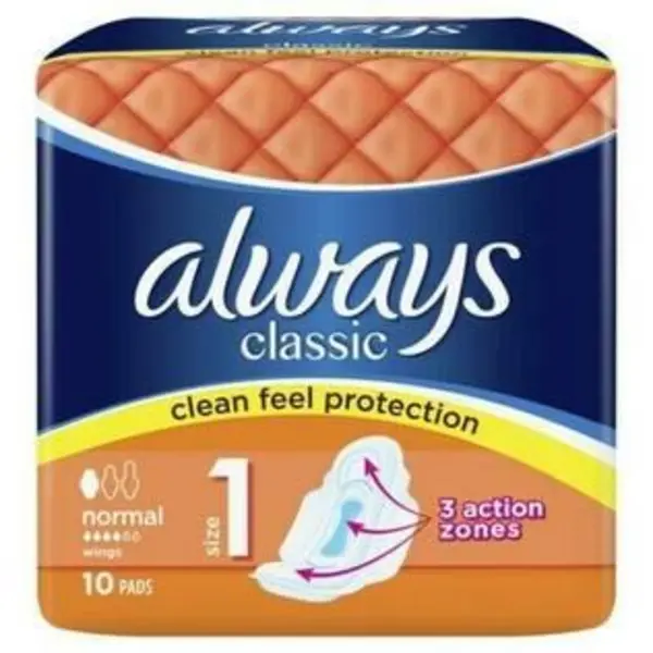 نوار بهداشتی نرمال 10عددی آلویز کلاسیک (ALWAYS)