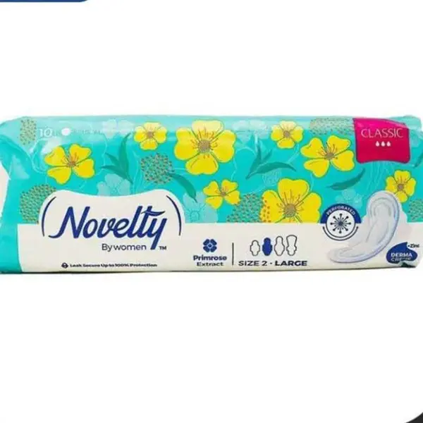 نوار بهداشتی مشبک بسیار ضخیم ویژه روز ناولتی سایز 2 بسته 10 عددی
