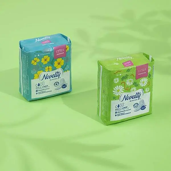 نوار کتانی ناولتی سایز 2 بزرگ ultra بسیار نازک (مسافرتی) روز 8 عددی