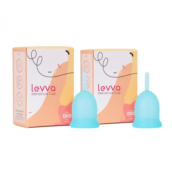 کاپ قاعدگی لیوا فارما مدل Plus سایز متوسط مجموعه 2 عددی