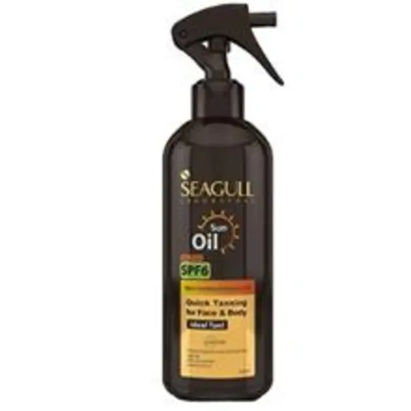اسپری روغن آفتاب روغن برنزه کننده سی گل SPF6 حجم 250 میلی لیتر