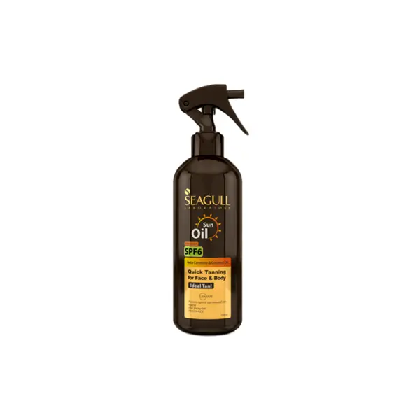 اسپری روغن آفتاب روغن برنزه کننده سی گل SPF6 حجم 250 میلی لیتر