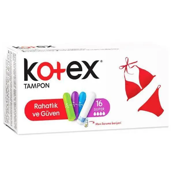 تامپون کوتکس مدل Super سایز بزرگ بسته 16 عددی